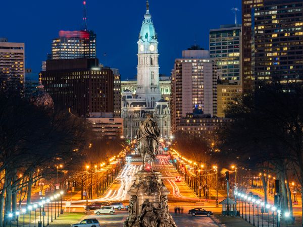 Philadelphia è una delle città più grandi che si trovano sulla East Coast