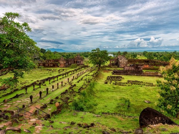 Visitare Vat Phou a Champasak, antico complesso templare khmer del Laos