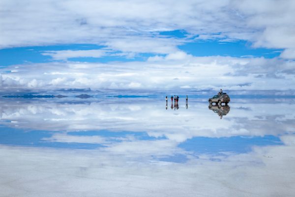 Salar de Uyuni, il più grande deserto di sale del mondo, in Bolivia