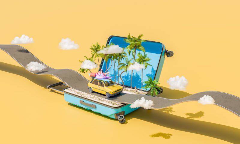 sfondo-giallo-macchina-parte-per-vacanza-da-soli.