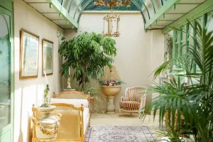 villa-gallici-hotel-e-spa-5-stelle-lusso-salotto-decorativo-verde