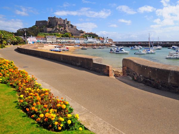 Beauport Beach, St Aubin, Jersey, Isole del Canale