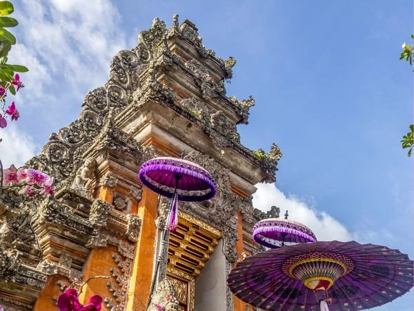 Bali, risaie a terrazza, templi induisti, gastronomia raffinata, ville private con piscina nelle foreste di Ubud.
