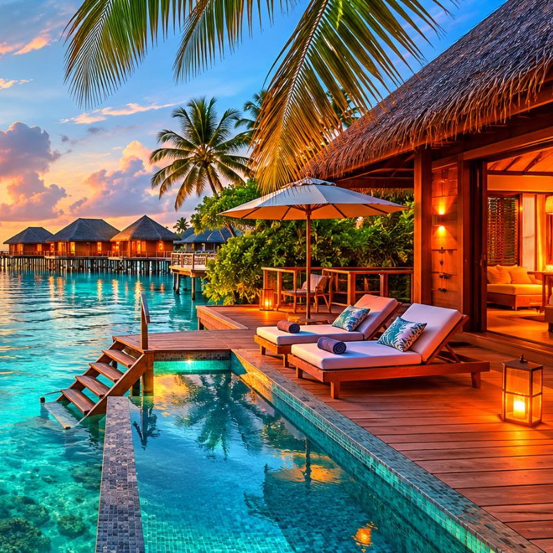 Vacanze alle Maldive su misura da Milano con resort di lusso e bungalow overwater Vacanze alle Maldive su misura da Milano con resort di lusso e bungalow overwater